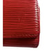 Louis Vuitton Authentic RED Epi Leather 4 Key Case Holder Made in Spain Unisex