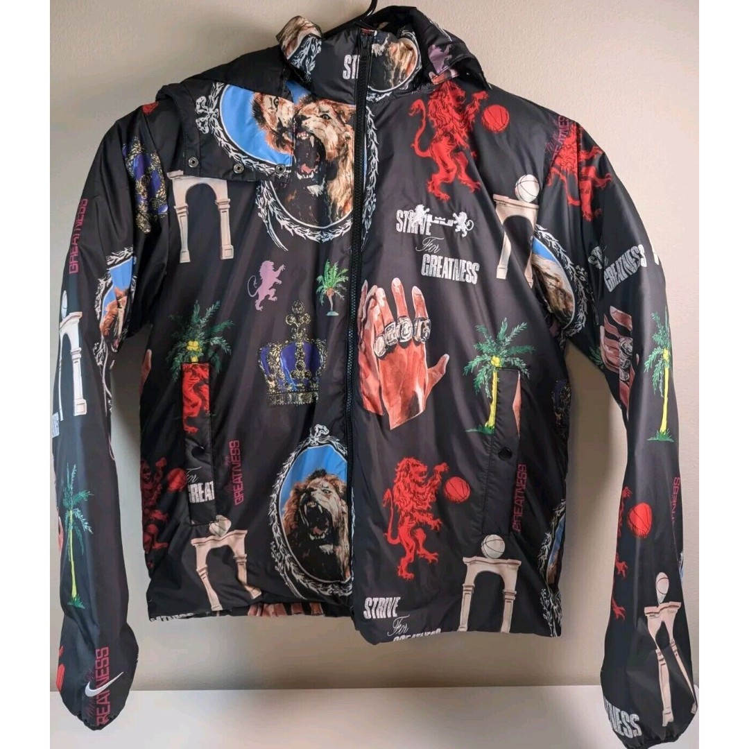 Men's Nike LeBron Therma-FIT Down-Fill Jacket FB6974-010 Sz Medium Team USA Rare