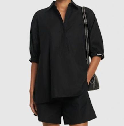 Max Mara Teano Poplin Shirt, New with Tags.