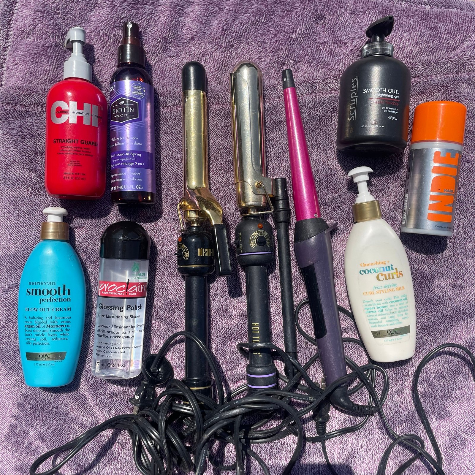 Hair tools and products bundle