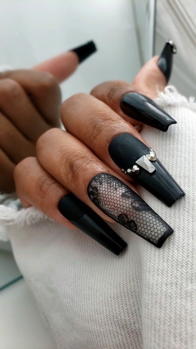 Black Gothic Nails
