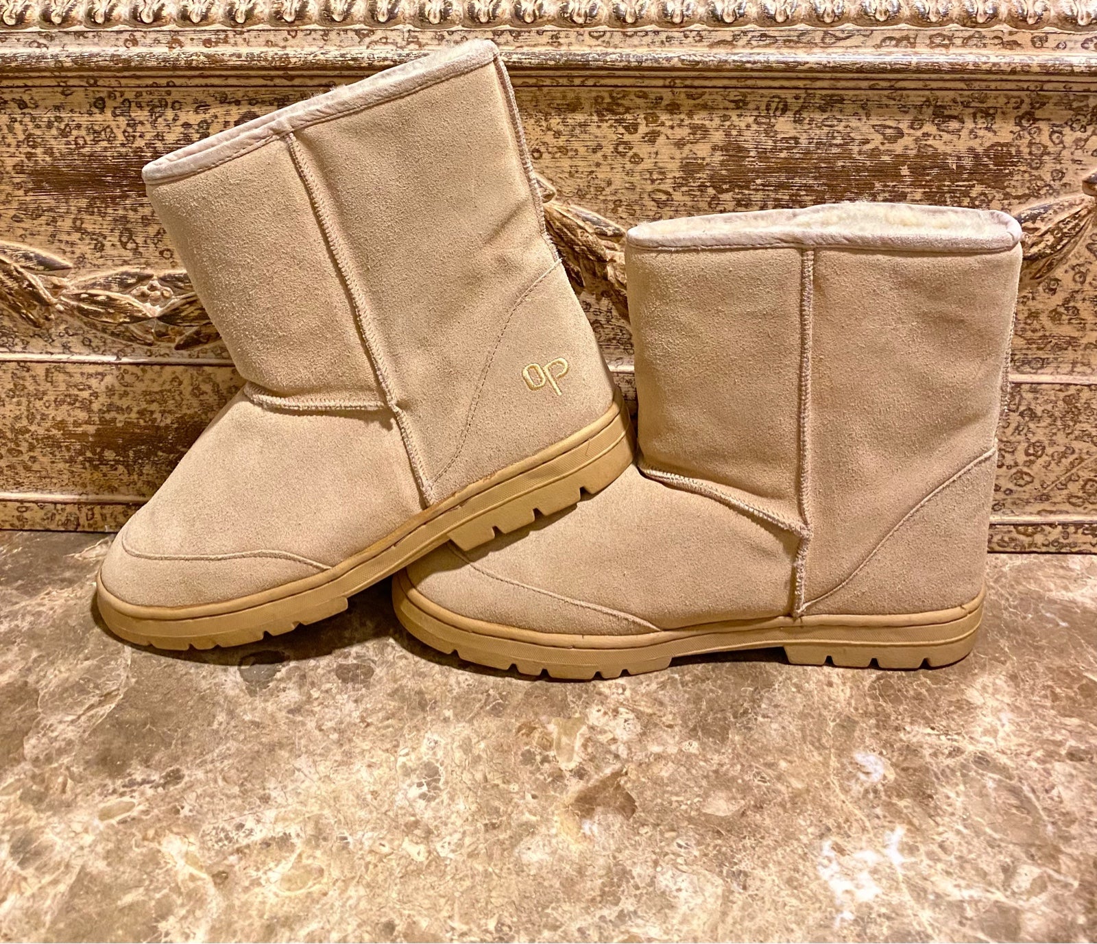 Op Suede /Leather Mens Ankle Boots
