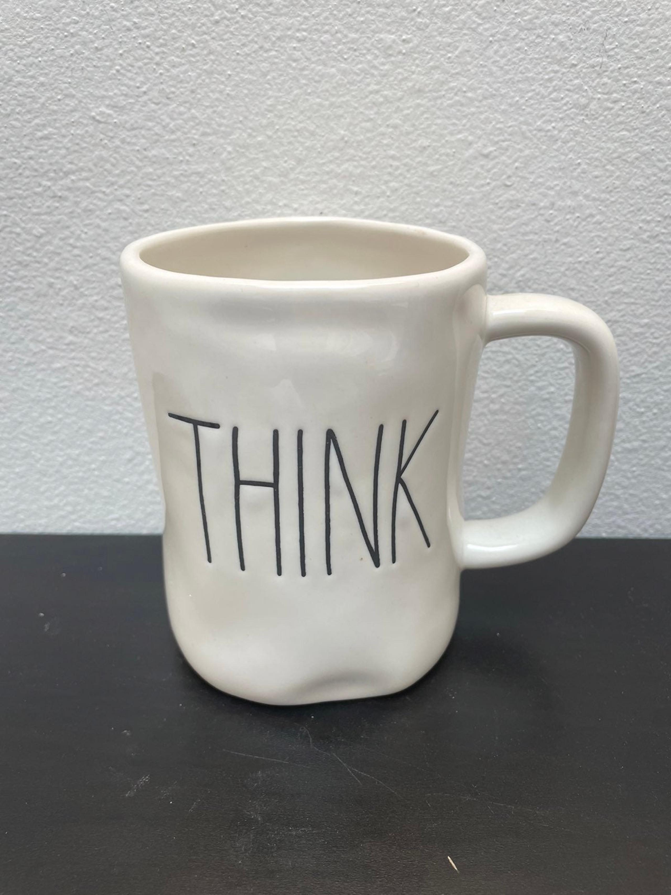 RAE DUNN by Magenta Artisan Collection Coffee Tea Mug Cup “Think”