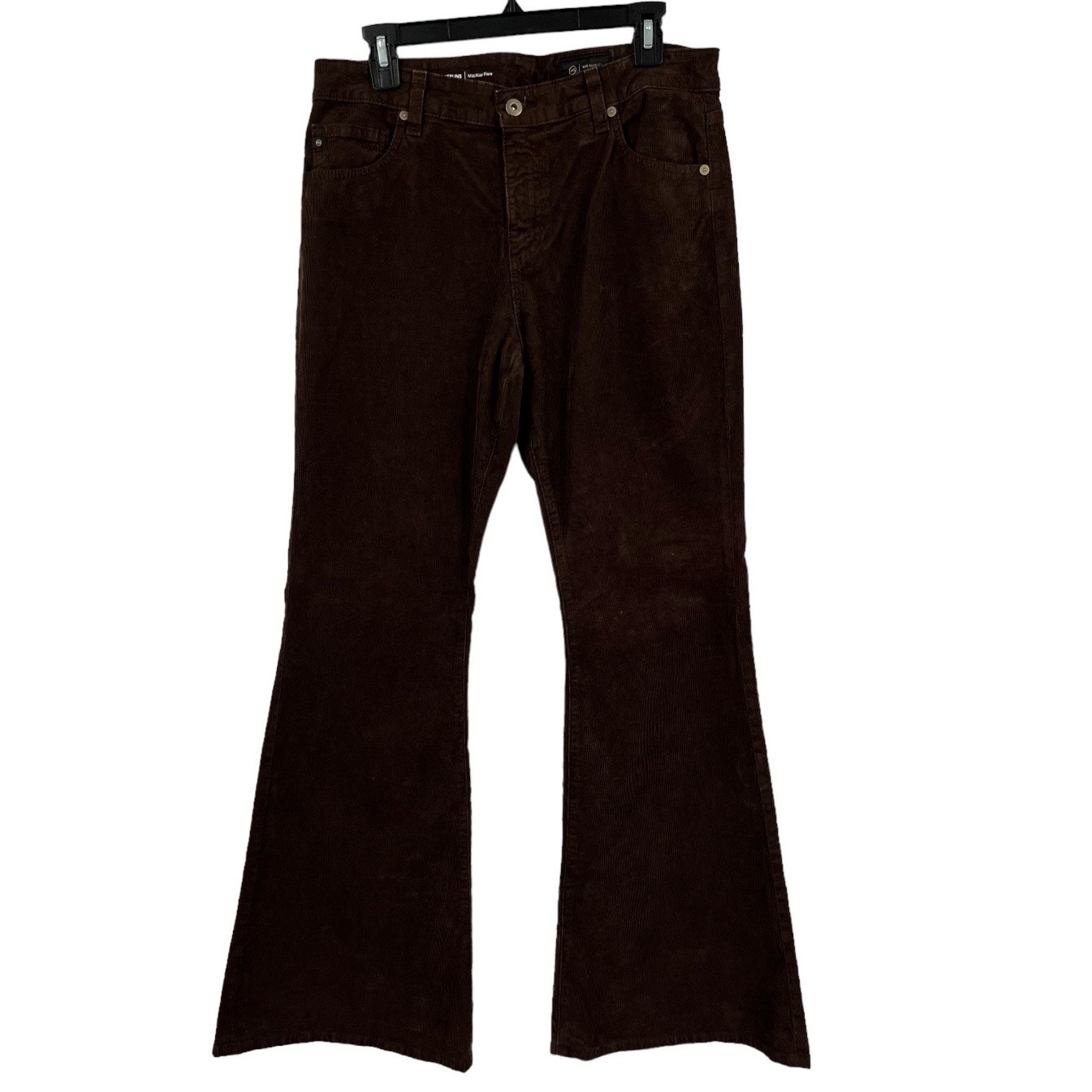 AG Adriano Goldschmied Jeans Angeline corduroy mid rise flare size 31