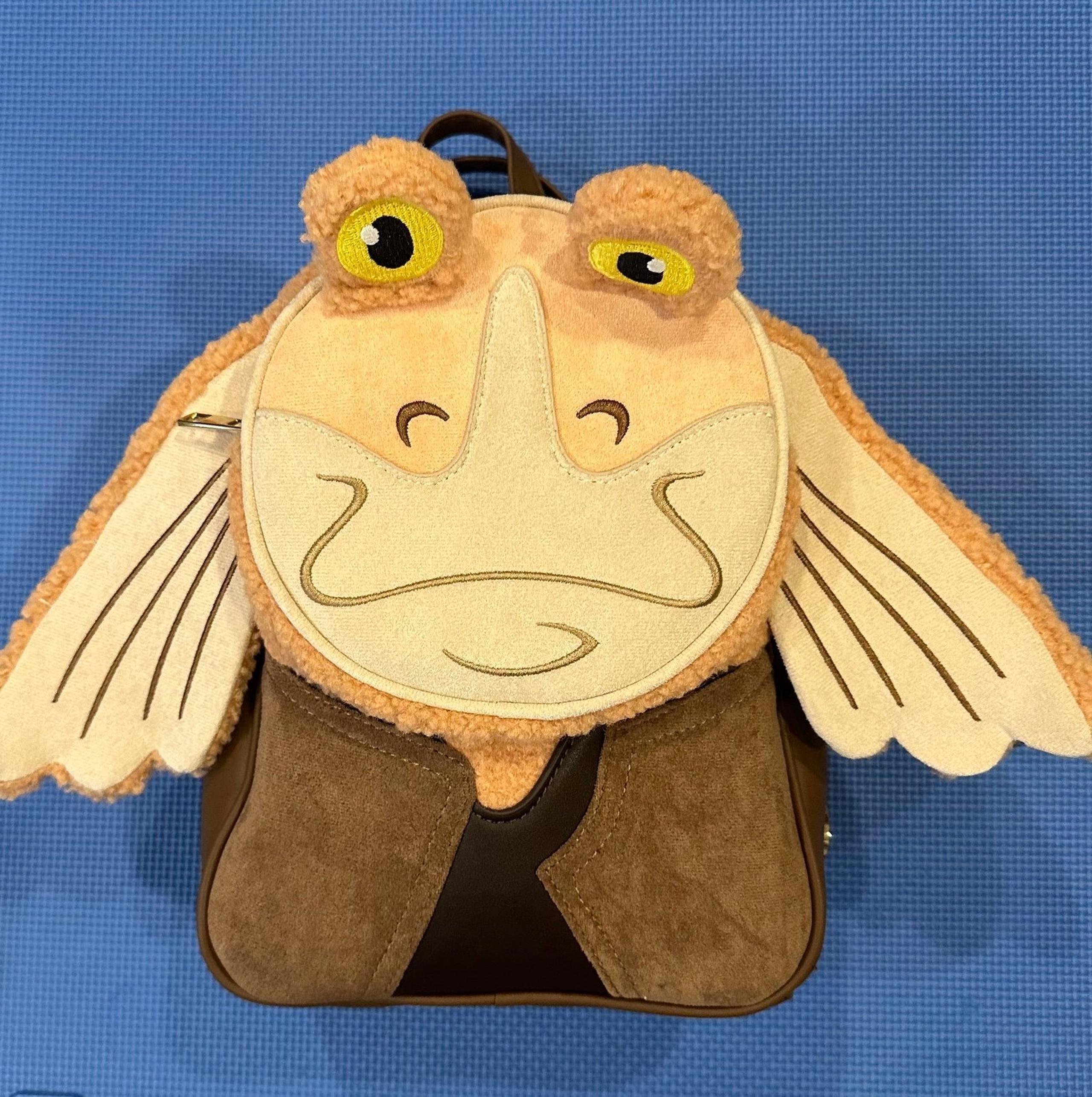 Her Universe (similar Loungefly) Star Wars Jar Jar Binks Mini Backpack- NWTs