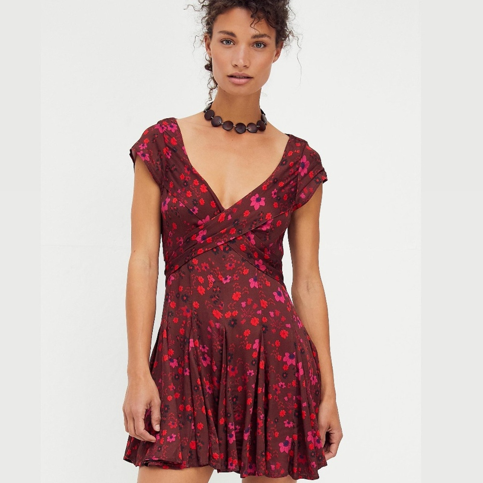 Free People It Takes Two Wrap Dress Sz M NWT