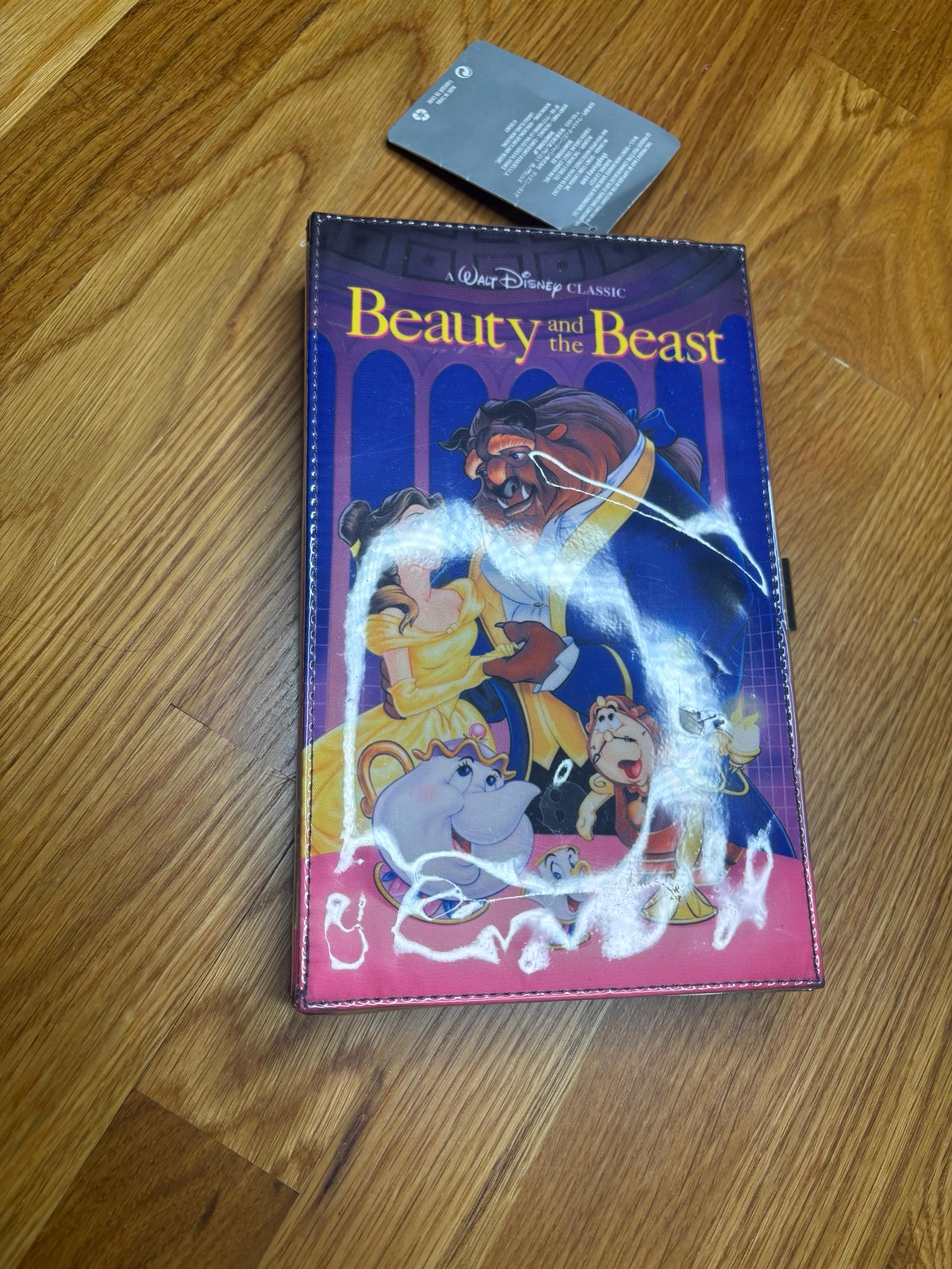 the Beast Disney Beauty and the Beast  VHS Clutch Purse Vintage