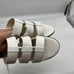 East5th Elden White Heeled Sandals Size 11M