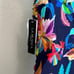 New La Blanca Mio Swimsuit Women's 14 Navy Blue By the Sea One Shoulder Ruffle