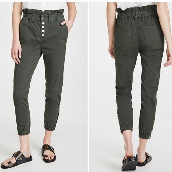 VERONICA BEARD Tedi cotton-blend twill tapered pants