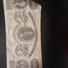 1862 100 Bill Treasury Note