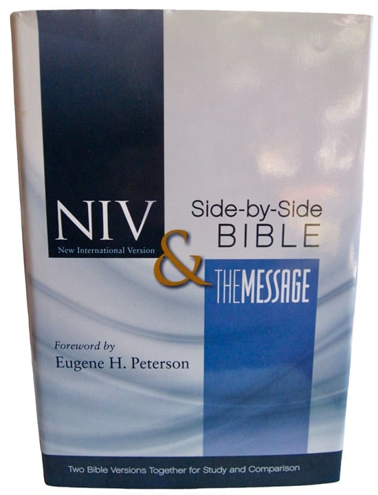NIV & The Message Side-By-Side Bible New International Version HC 2011