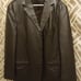 Stafford Genuine Leather Blazer