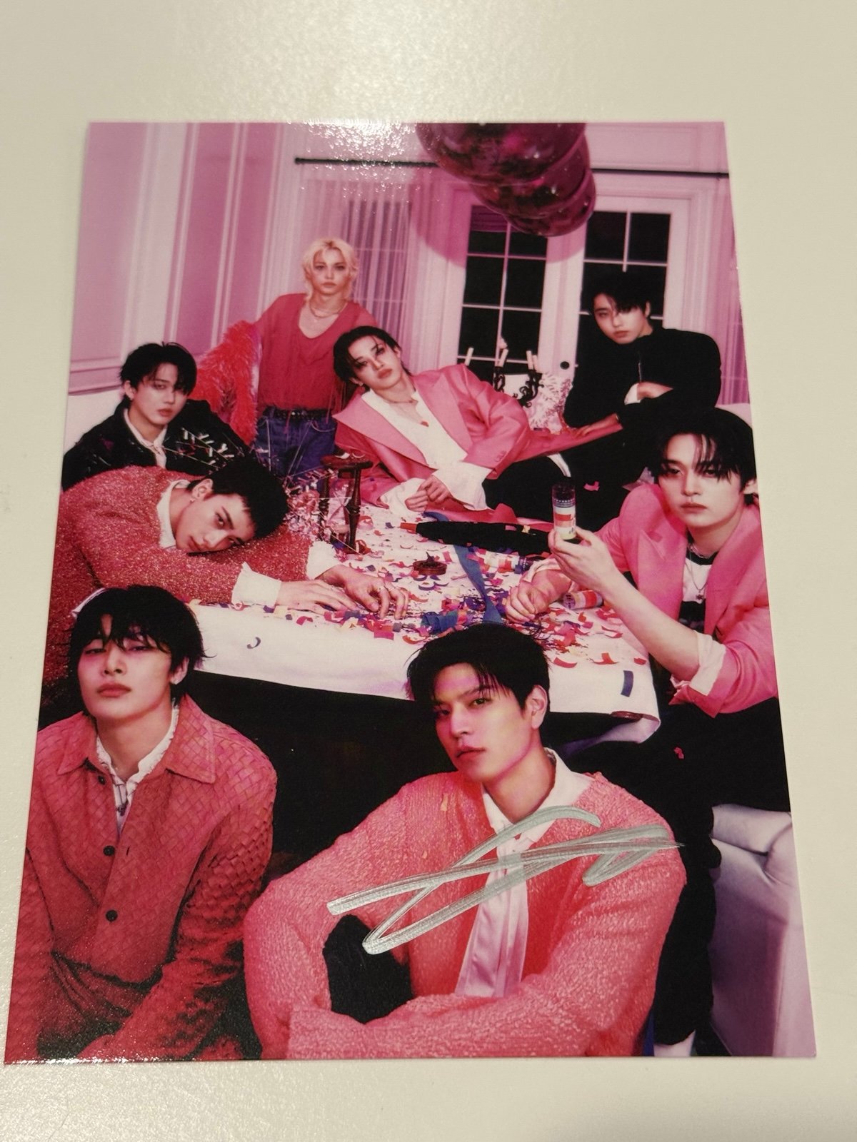 Stray Kids Lee Know DO IT Signed Postcard