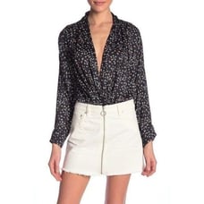 Free People NEW Ladylike Floral Bodysuit