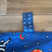 Vintage Ikea raining cats and dogs umbrella print curtains RARE
