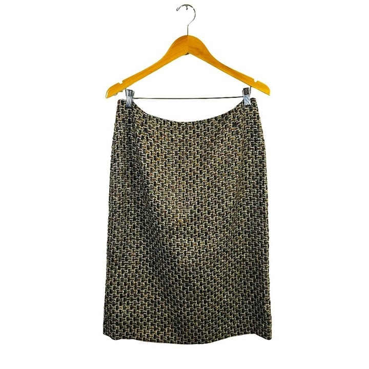 Vintage Escada Tweed Pencil Skirt - Size 42