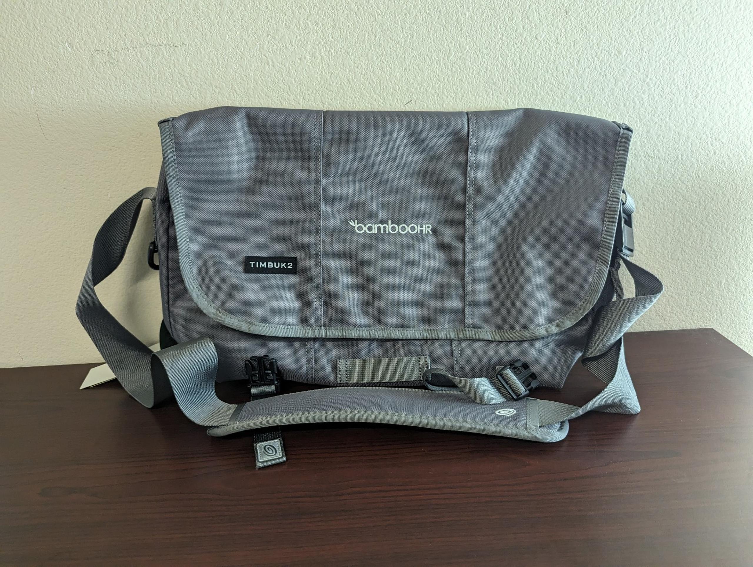TimBuk2 Medium Classic Messenger Bag in Eco Gun Metal Brand New Business Name