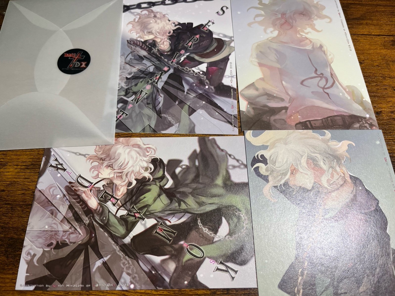 Danganronpa 2: Goodbye Despair Fan made postcards by Yukiri