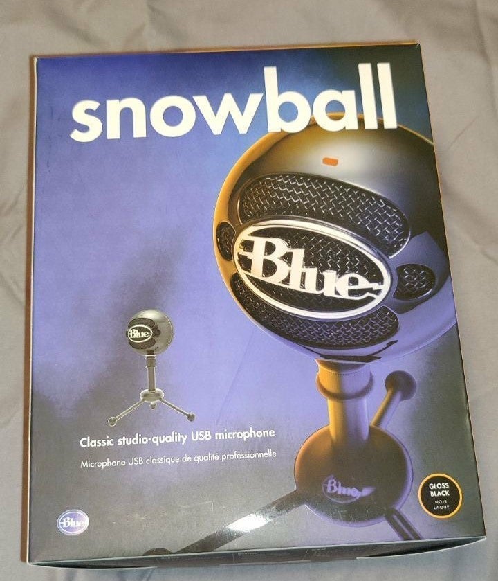 Blue Snowball USB Microphone Black - Mac/PC
