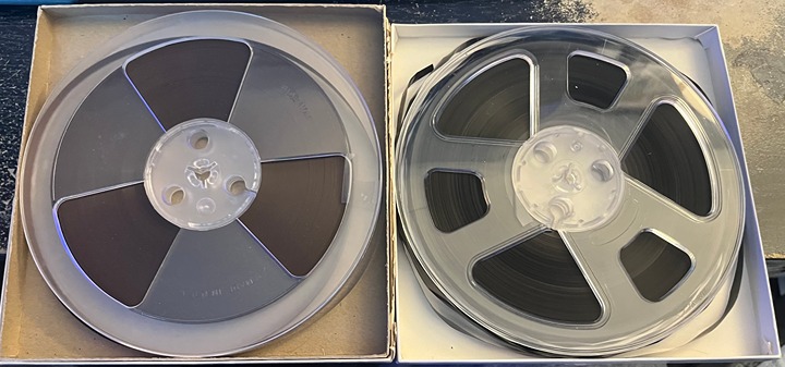 Ten Years After 1969 Live Concert-7 Reel to Reel Tapes-Sold as blank for re-use