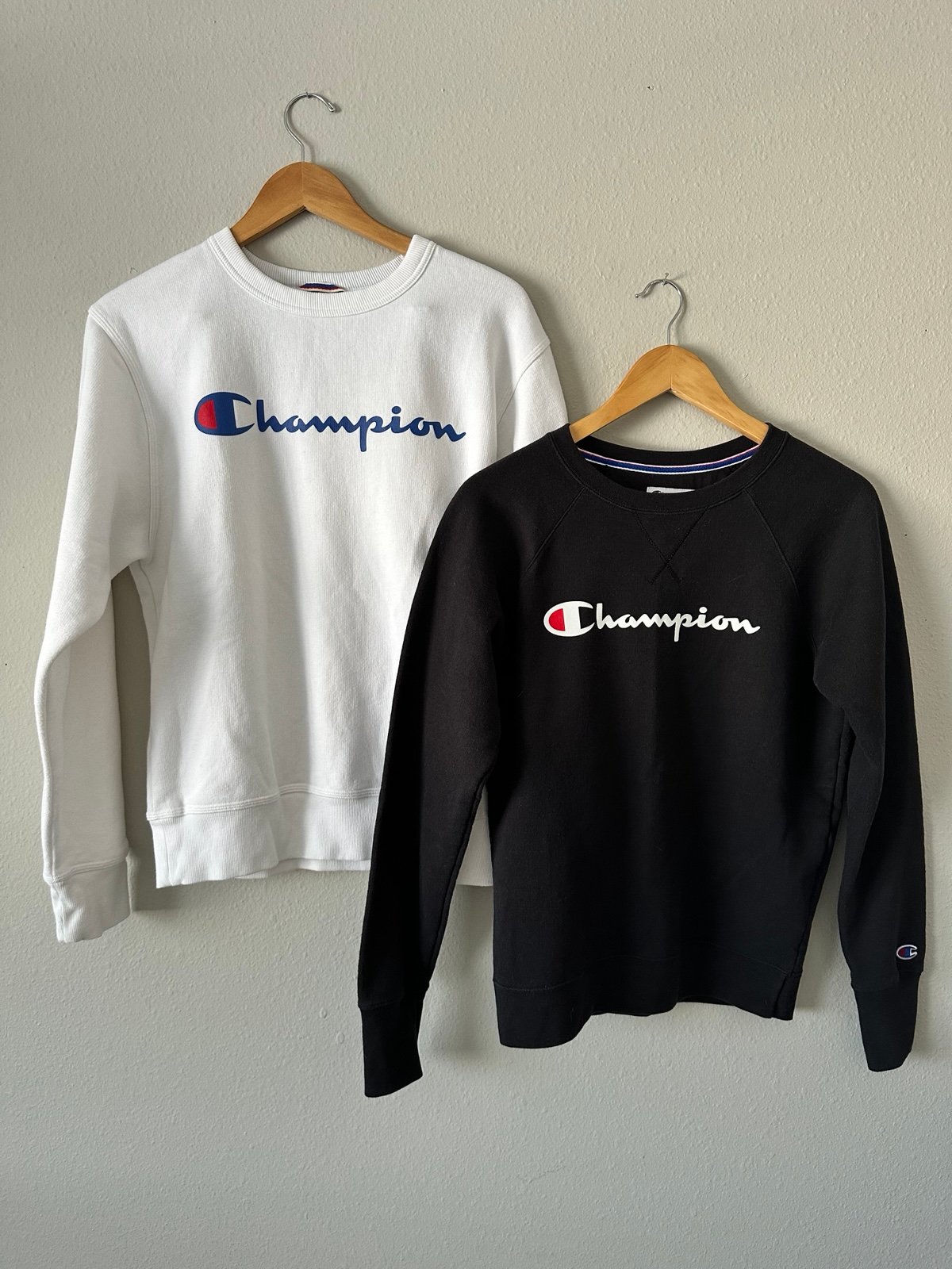 Vintage Champion Black & White Sweatshirt Bundle Size Small