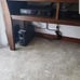 Wood tv stand
