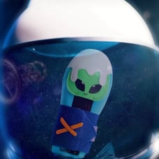 Absolutely Ridiculous Prince From Outer Space Alien Sliding Mitt 2.0 New In Hand