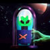 Absolutely Ridiculous Prince From Outer Space Alien Sliding Mitt 2.0 New In Hand
