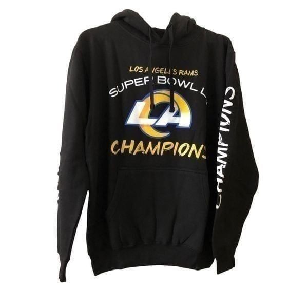 Los Angeles Rams Super Bowl Champions Pullover Hoodie Men’s Size Medium