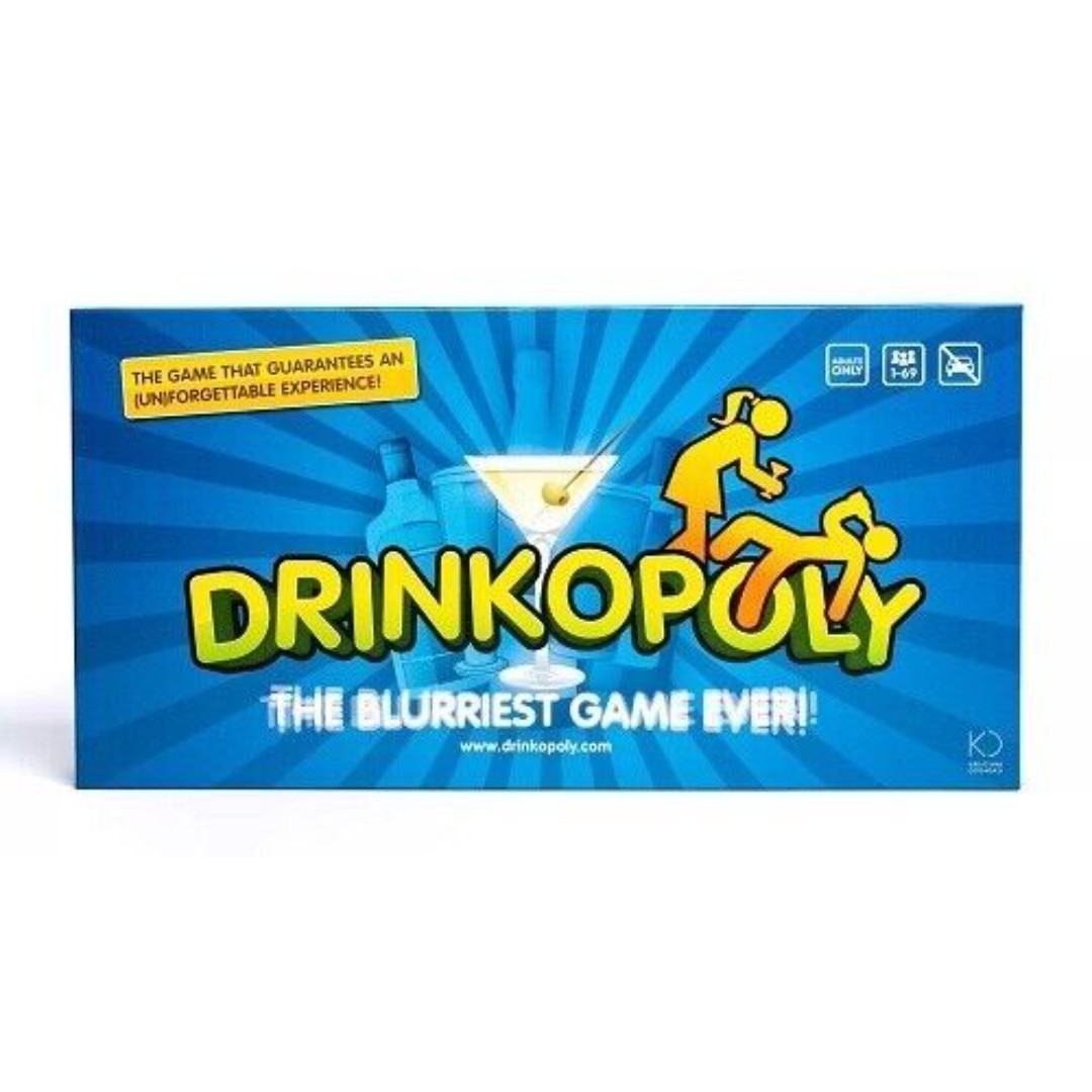 Drinkopoly Board Game Adult Drinking Party Game New Sealed Fun Time