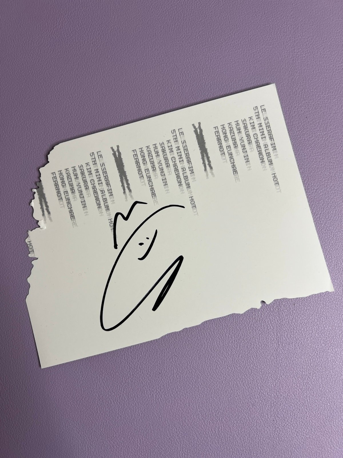 sakura hot signed postcard
