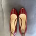 Heels size 7, Red/Burgundy