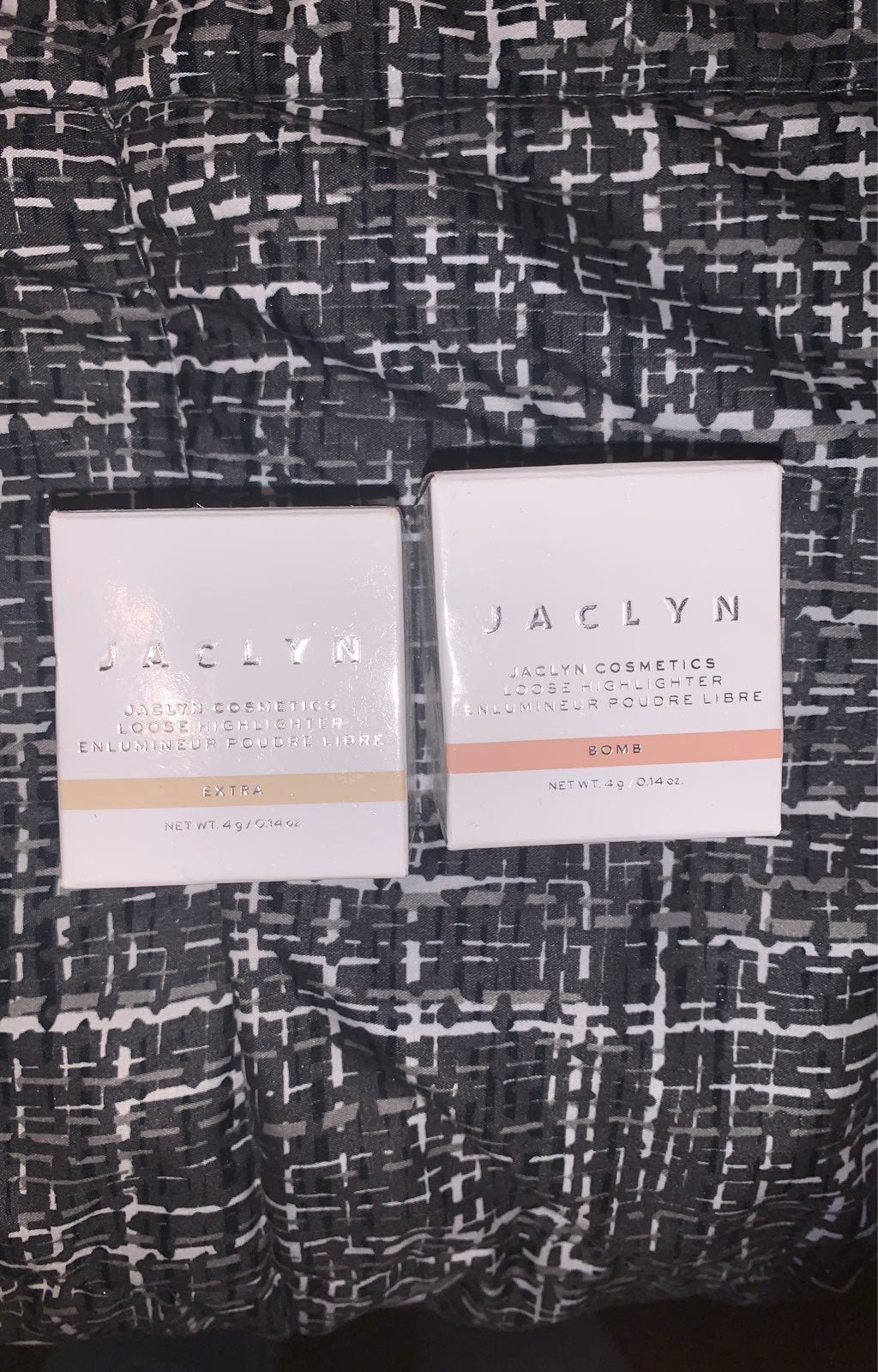 Jaclyn cosmetics loose highlighter x2