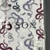 Greyson Golf Shirt Polo Serpentine Print Large Arctic White Polyester MSRP 118