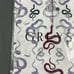 Greyson Golf Shirt Polo Serpentine Print Large Arctic White Polyester MSRP 118