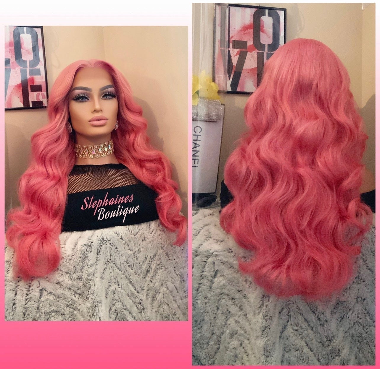 Human Hair Blended Lace Front Wig