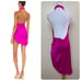 Amanda Uprichard Revolve LARGE Samba Mini Satin Dress in Dark Hot Pink Silk 251