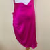 Amanda Uprichard Revolve LARGE Samba Mini Satin Dress in Dark Hot Pink Silk 251