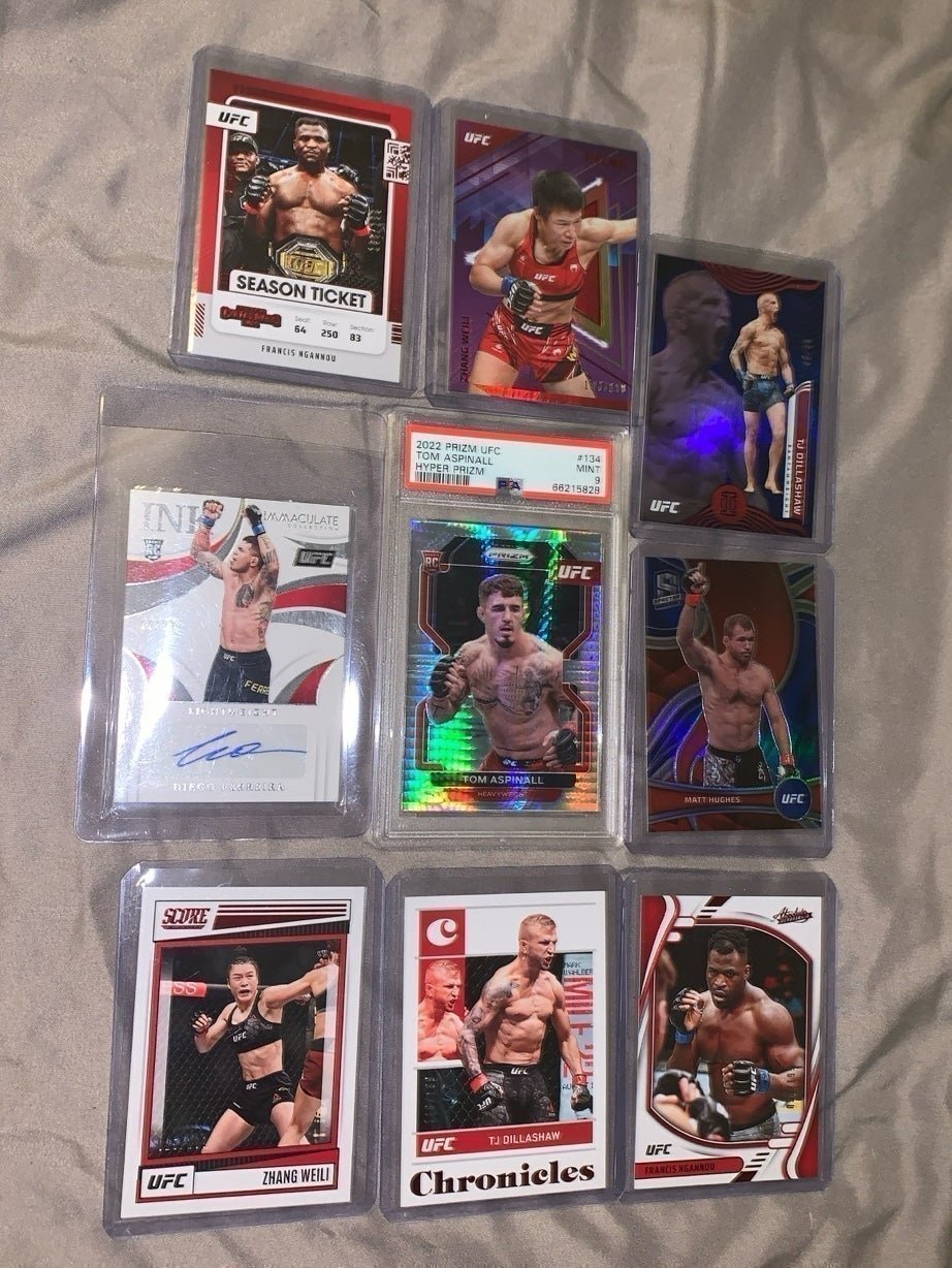 Collection of UFC PSA Graded Mint, Super Short Prints, Autos, Short Prints, Holo