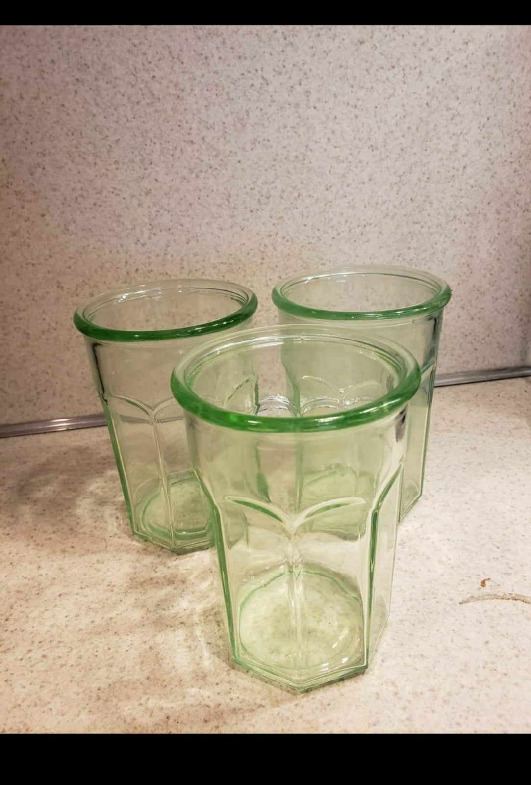 Uranium Glass Cups