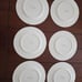 COROLLA Bone China Galo Design Germany 6 Plates Dinnerware 11.75