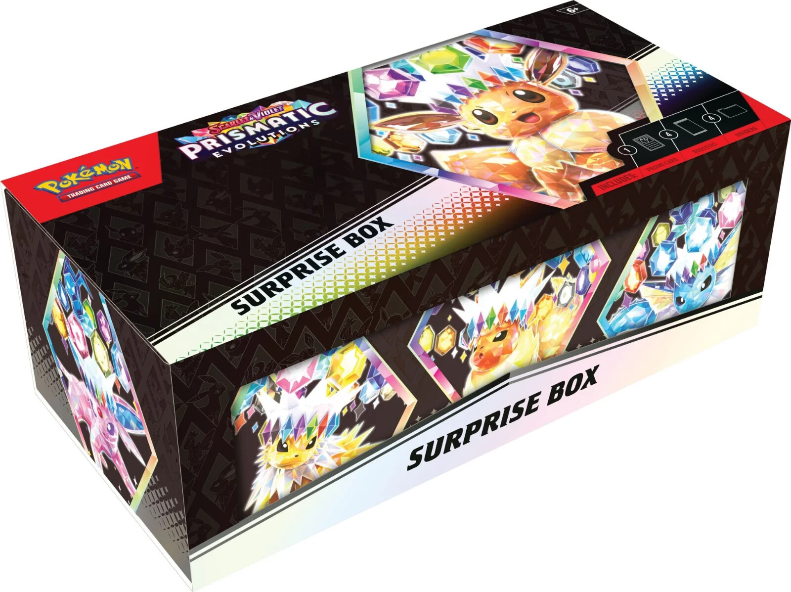 Pokemon Prismatic Evolutions Surprise Box Factory Sealed IN HAND
