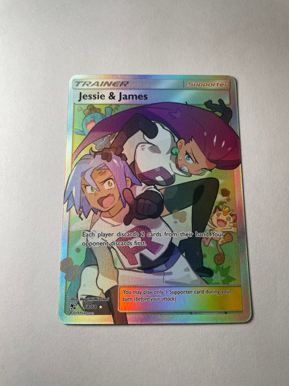 Pokemon Jessie & james 68/68 Hidden Fates