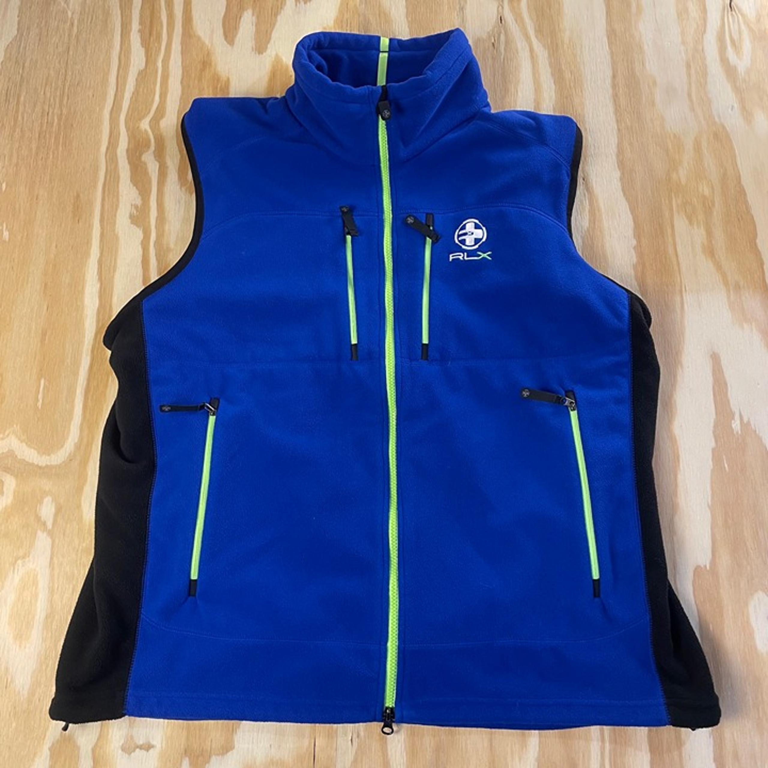 Men’s RLX Ralph Lauren Full Zip Fleece Performance Vest – Size XXL – Athletic
