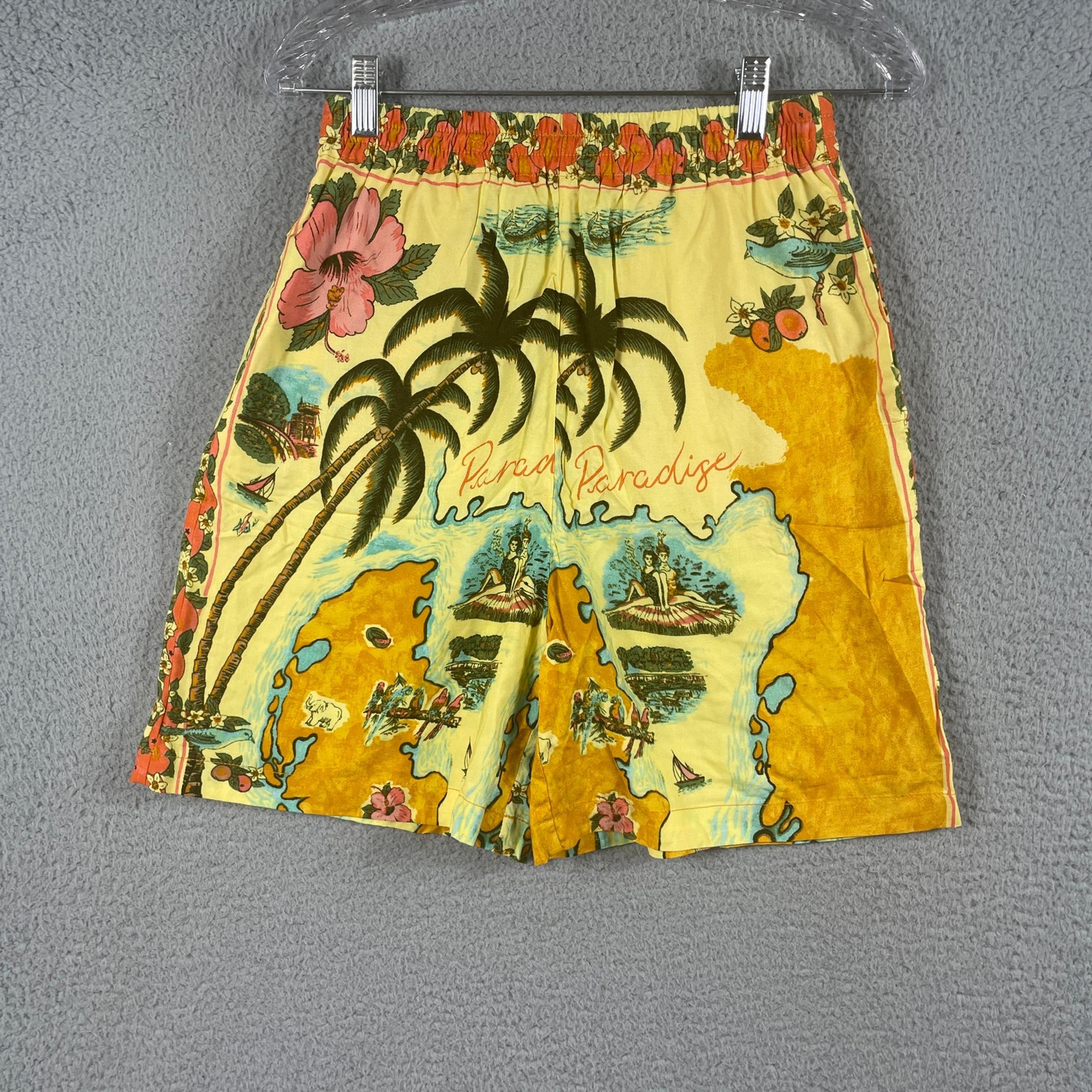 Urban Outfitters Paradise High Waisted Longline Pull On Soft Shorts Size S