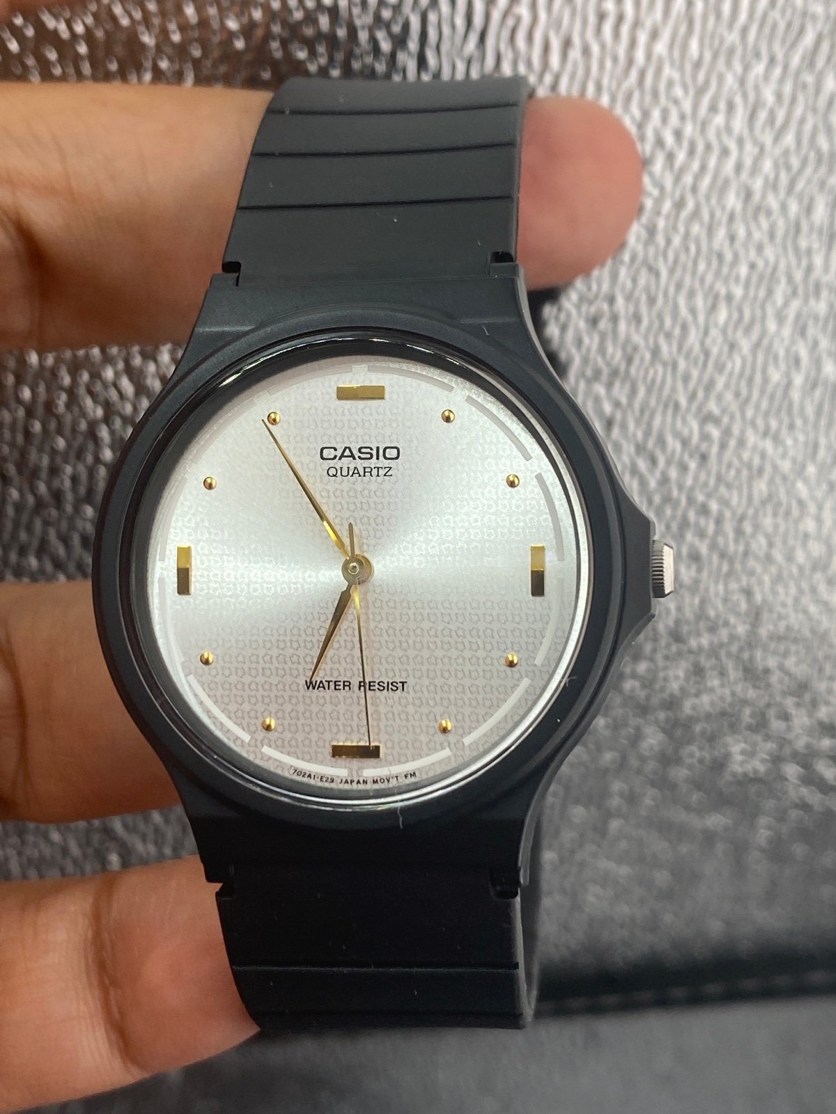 Casio Unisex Size Watch 35mm Diameter . New Item Rubber Band Black Color New Ba