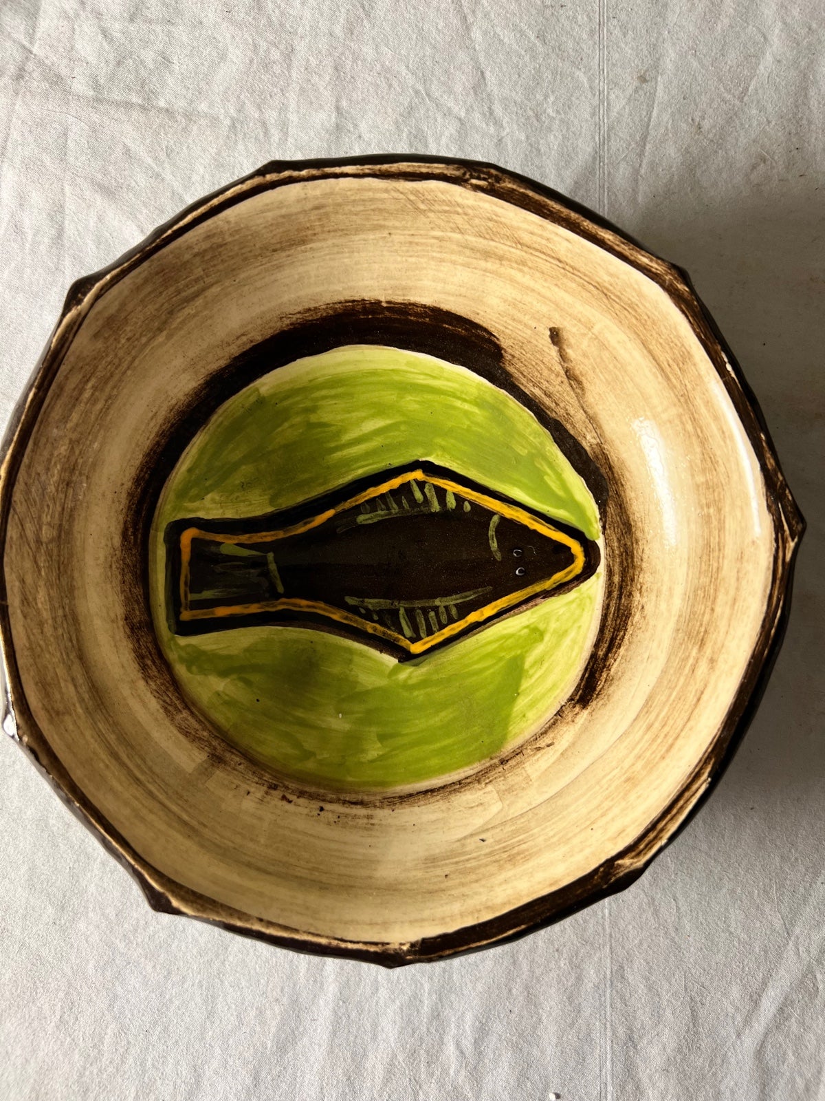 Ceramic Handmade Halibut Bowl