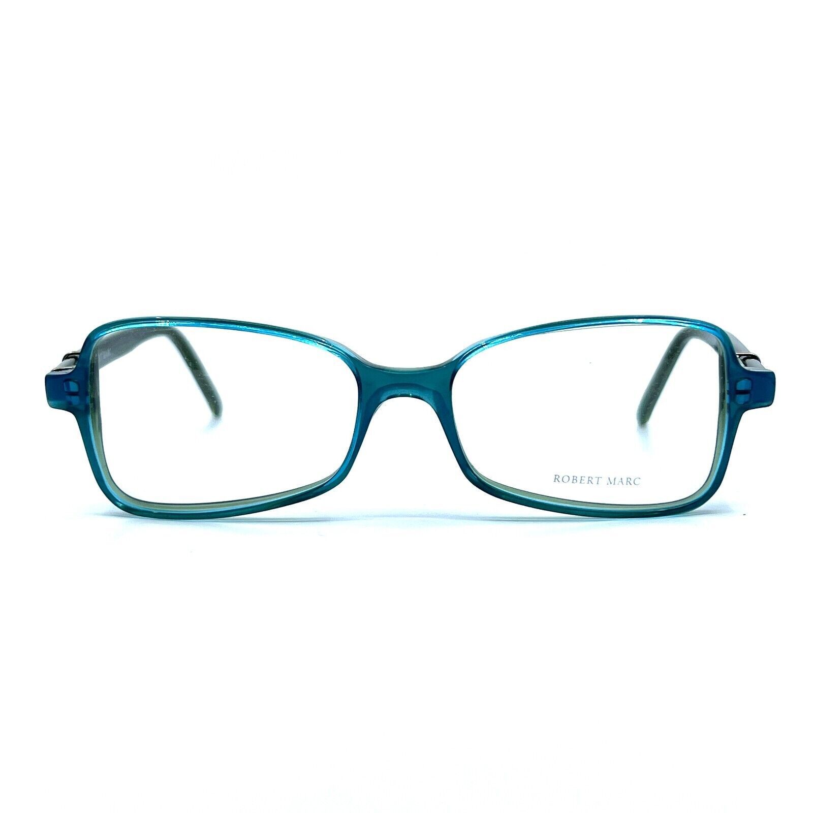 Robert Marc Eyeglasses Frames 114-38 Blue Square Full Rim 50-16-125