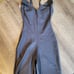 Skims Unlined Body Core Sculpt Plunge Mid Thigh Bodysuit Size S